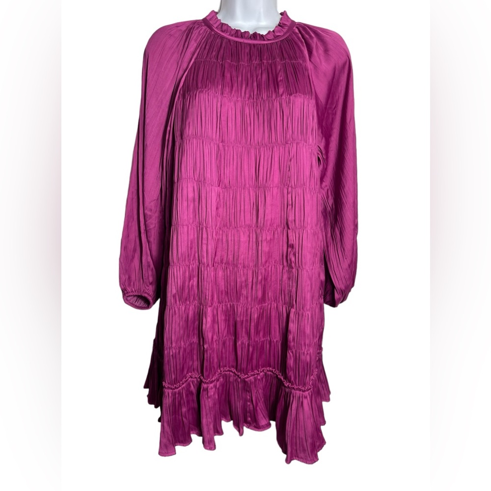 MAEVE by Anthropologie dress size XSP stunning mulberry purple shift dress 🩷